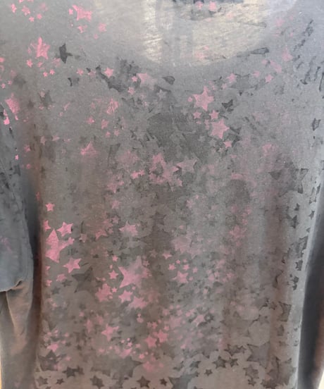 Simeon Farrar star print piece-dye tee