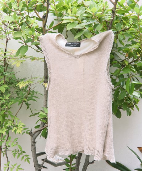 AD1996 COMME des GARCONS HOMME PLUS linen knit vest