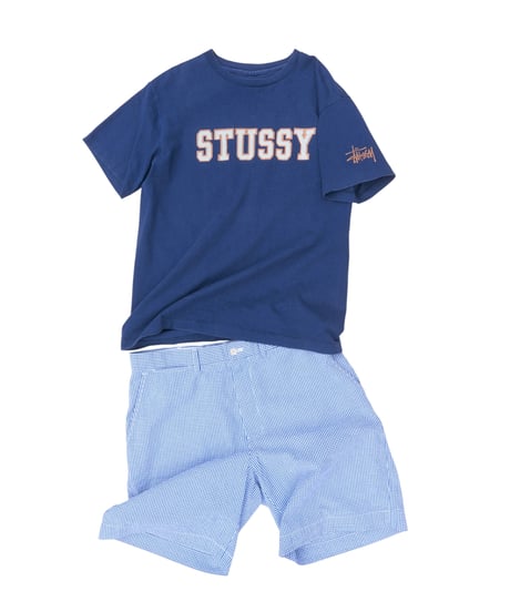 90s STUSSY logo tee