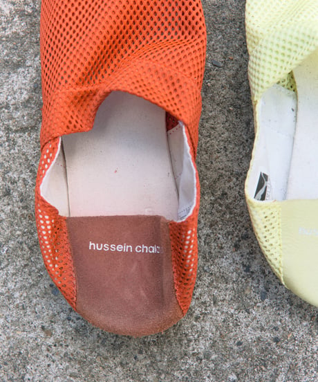 hussein chalayan × PUMA mesh slip-on