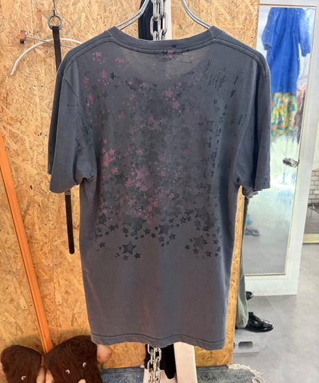 Simeon Farrar star print piece-dye tee