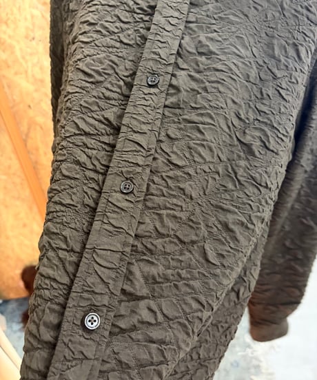 multiple buttons collar jacquard shirts