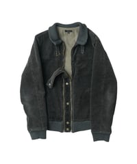 00s Corduroy bomber jacket