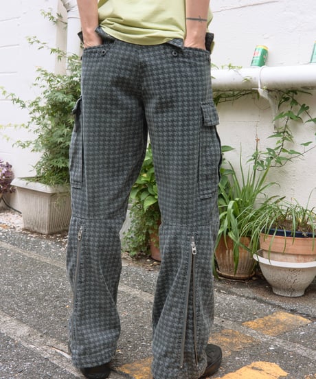00s griffin houndstooth cargo pants