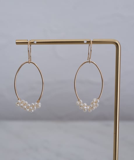 Seed oval hook pierce