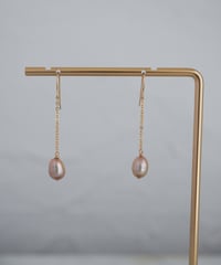 Egg Bronze long hook pierce