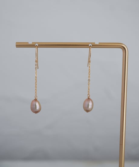 Egg Bronze long hook pierce
