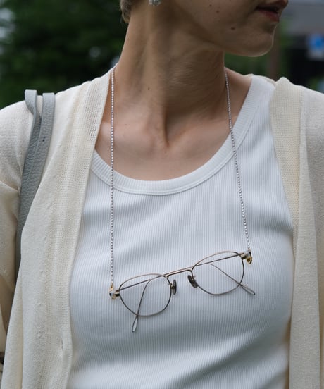 【midori×AURA】glass chain necklace