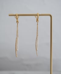 Tiny+tataki long  earring