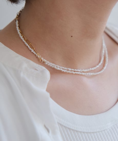 Seed 3way long necklace
