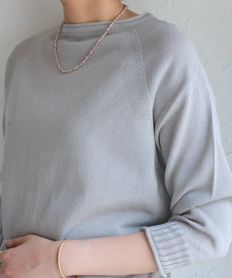 【AURA】和紙 2wayカーディガン　#charcoal/royal blue/brown/gray（新色）