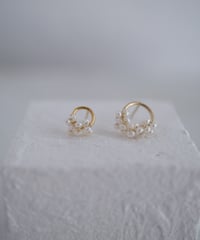 Seed circle stud pierce (S/M)