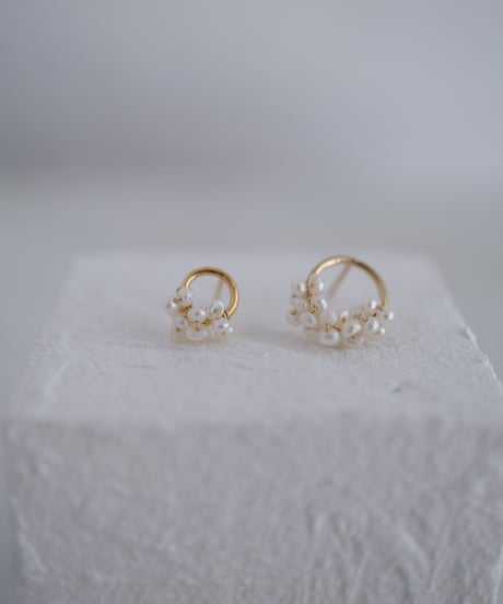 Seed circle stud pierce (S/M)