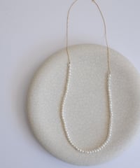 Tiny half ren necklace