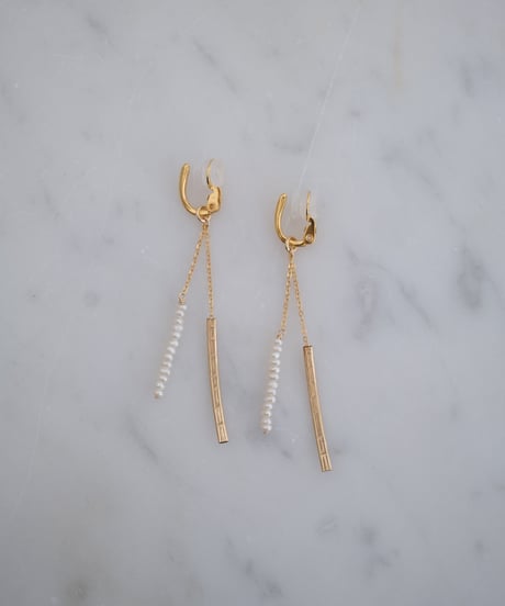Tiny+tataki long  earring