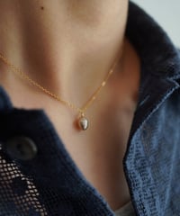 Egg Bronze necklace