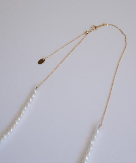 Tiny half ren necklace