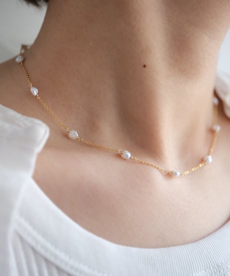 Grain station necklace