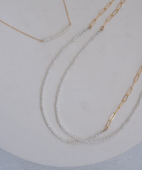 Seed 3way long necklace