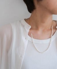 Tiny half ren necklace