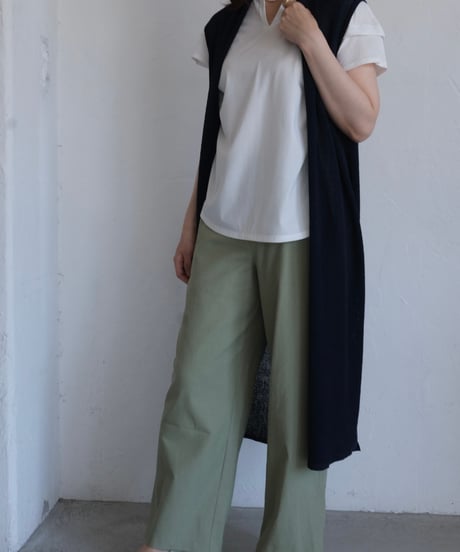【AURA】和紙 ロングジレ