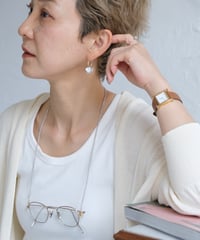 【midori×AURA】glass chain necklace