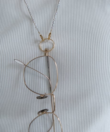 【midori×AURA】glass chain necklace