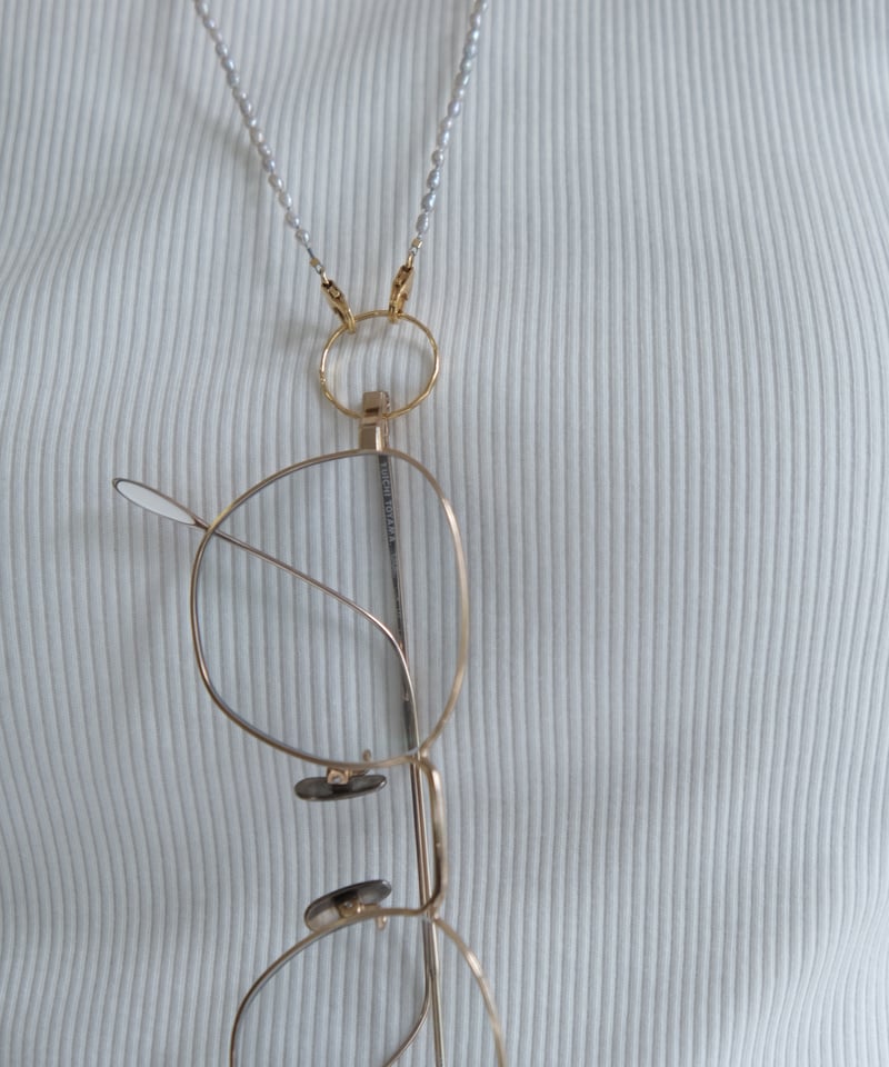 midori×AURA】glass chain necklace | AURA