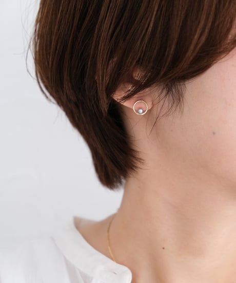 Mist ciecle in stud pierce S