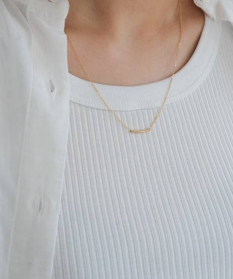 Aurum tube S necklace
