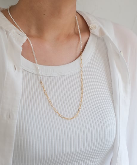 Seed 3way long necklace