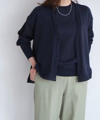 【AURA】和紙ニット　ショートカーディガン