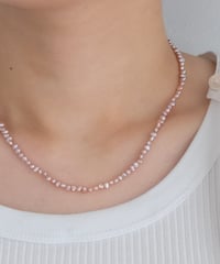 Flow pink ren necklace