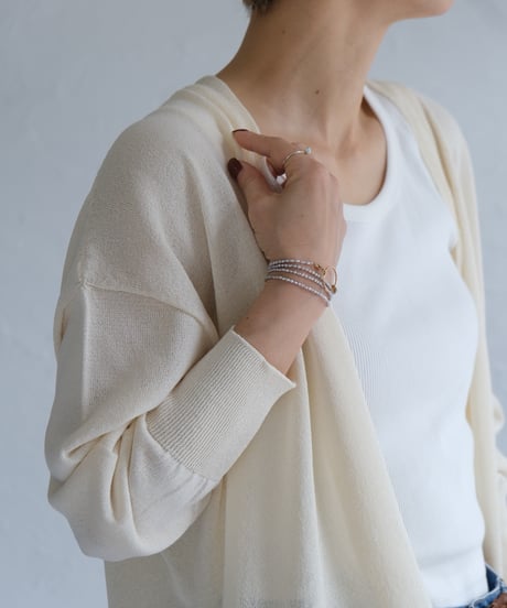 【midori×AURA】glass chain necklace