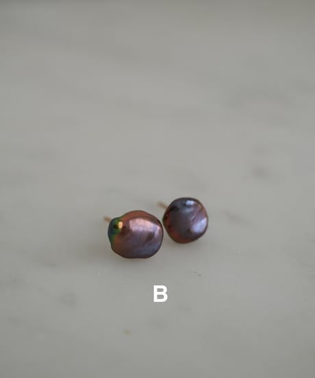 Marron stud pierce