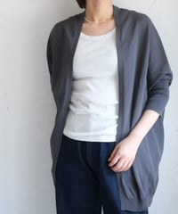 【AURA】和紙ニット2way ロングカーディガン（新色）