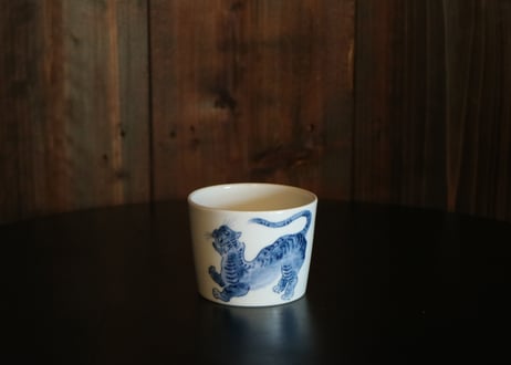 蕎麦猪口　虎