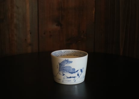 蕎麦猪口　馬