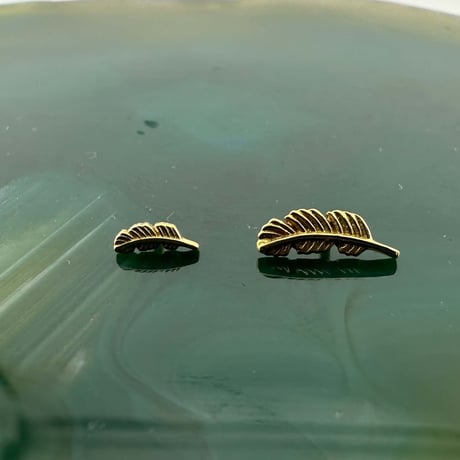 Feather6mm&10mm(L)(R)-18K(YG)(RG)(WG)