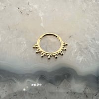 TALIA-16ga 14K(YG) 11/32"(8.7mm)
