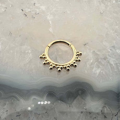 TALIA-16ga 14K(YG) 11/32"(8.7mm)