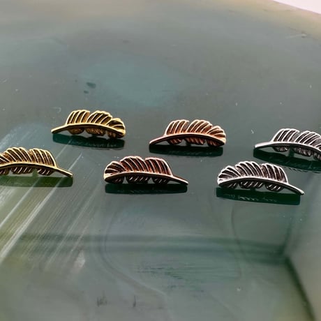 Feather6mm&10mm(L)(R)-18K(YG)(RG)(WG)