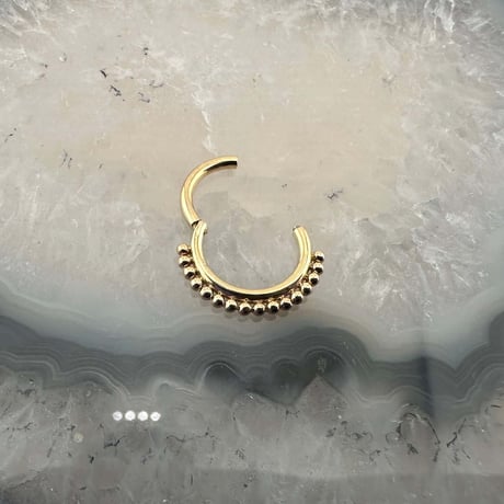 Tanzi-16ga 14K(YG) 11/32"(8.7mm)