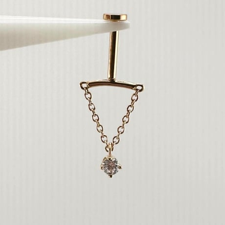 Glide(short)&(long)-14K(YG)(WG)/CZ