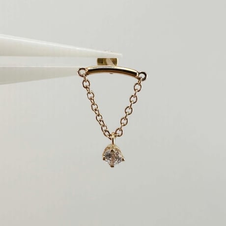 Glide(short)&(long)-14K(YG)(WG)/CZ