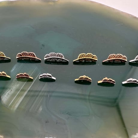 Feather6mm&10mm(L)(R)-18K(YG)(RG)(WG)