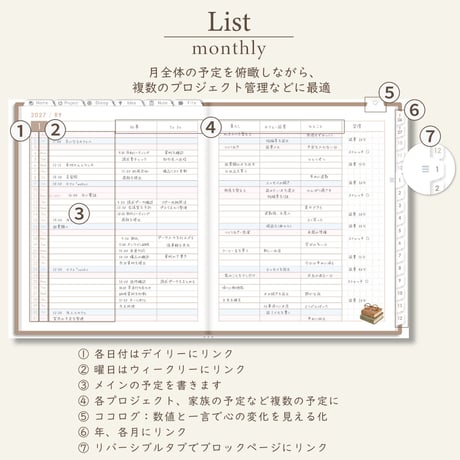 2027年1月始まりPREMIUM PLANNER[日曜始まり／週：レフト／日：１DAY／色：マロン]