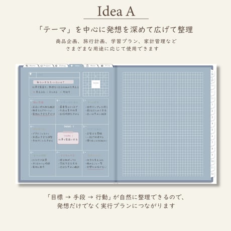 2027年1月始まりPREMIUM PLANNER[日曜始まり／週：ブロック／日：１DAY／色：ブルーグレー]