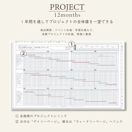 2027年1月始まりPREMIUM PLANNER[日曜始まり／週：ブロック／日：１DAY／色：スノー]