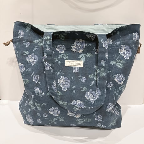 《handmade》巾着トートバッグ